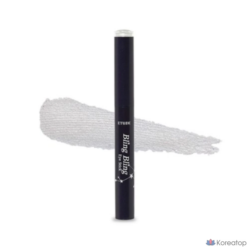 Тени-карандаш для век Etude House Bling Bling, 1,4 г, цвет «Белая падающая звезда», 1 шт.