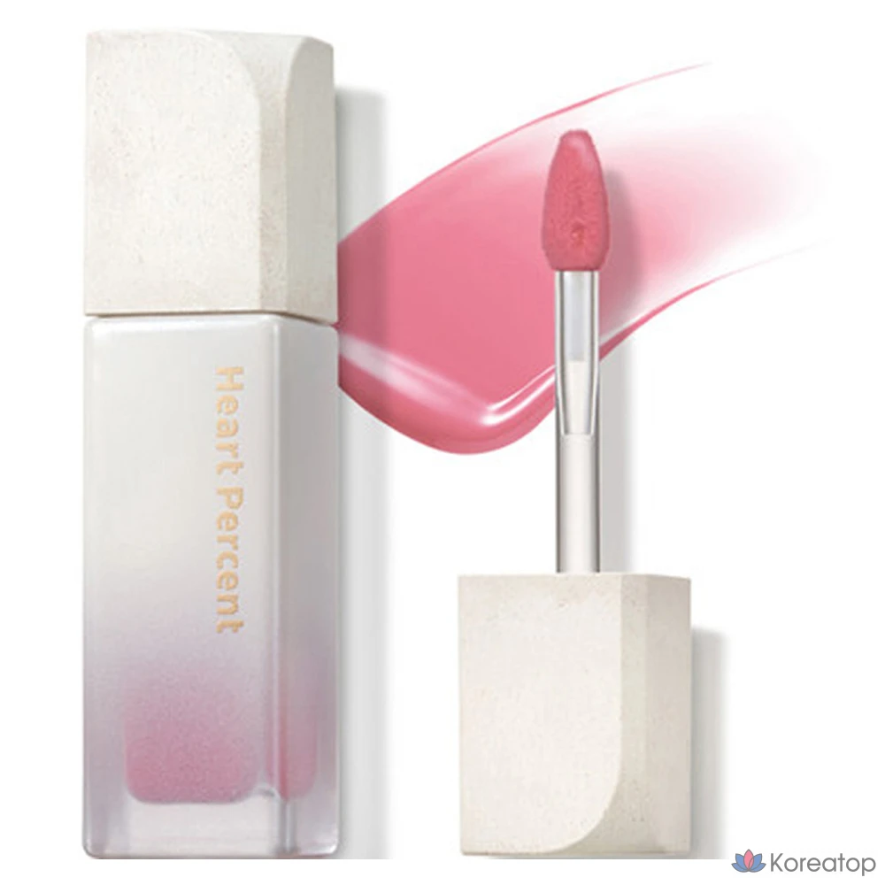 Оттенок Heart percent Dot On Mood Pure Glow Tint, 02 Pink Rose, 1 шт.