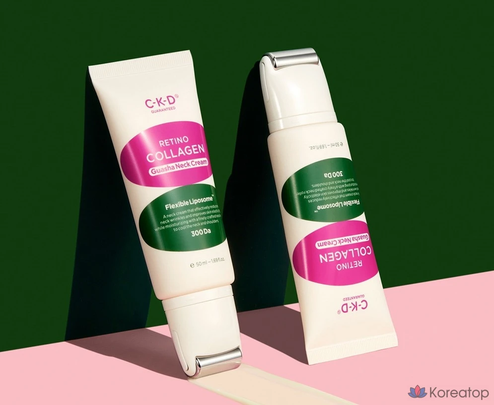 Крем от морщин на шее CKD Retino Collagen Guasha 50 мл (2 шт.), фото 4