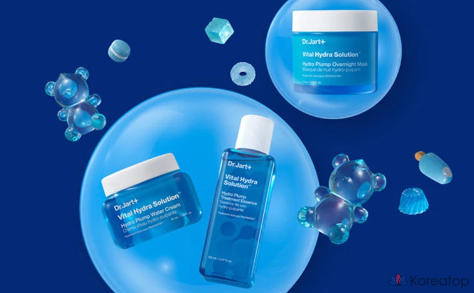 Ночная маска Dr. Jart+ Vital Hydra Solution Hydro Plump Overnight Mask, 75 мл, 6 шт., фото 8