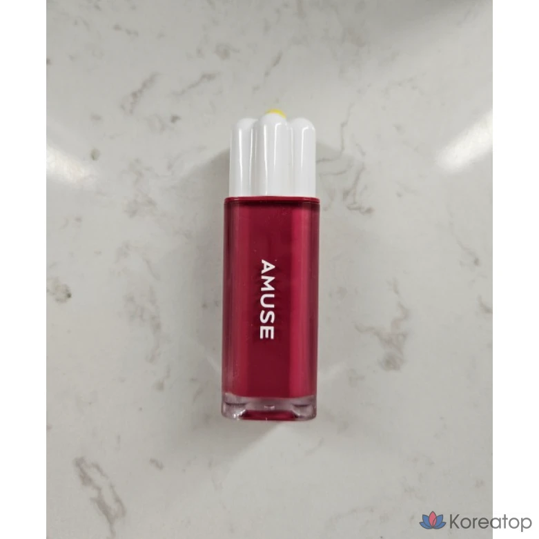 AMUSE Dew Tint Lip Tint Water Glow Fixing Vegan Glow Lip Gloss Lip Balm, № 08 Аметист, 1 шт., фото 2