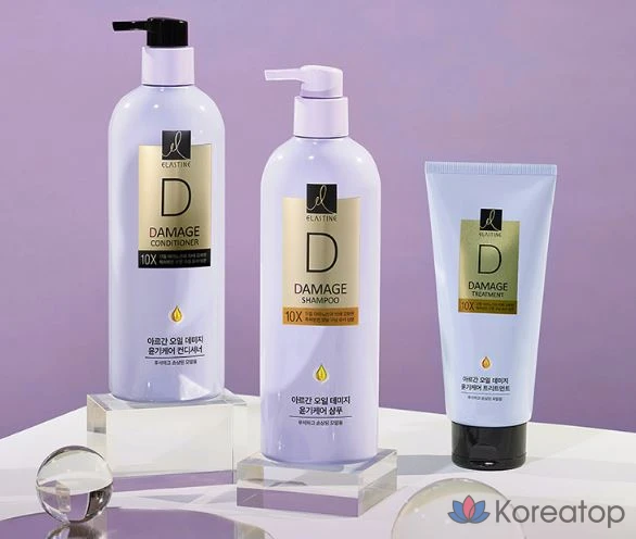 Шампунь Elastine 10X Damage с цветочным мускусом, 680 мл, 1 шт., фото 3