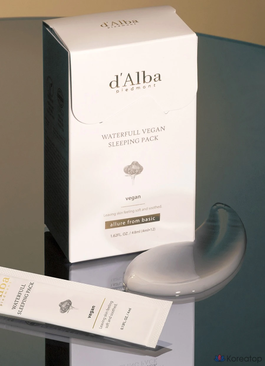 Ночная маска D'alba Waterful 4 мл x 12 шт., 48 мл, 1 шт.