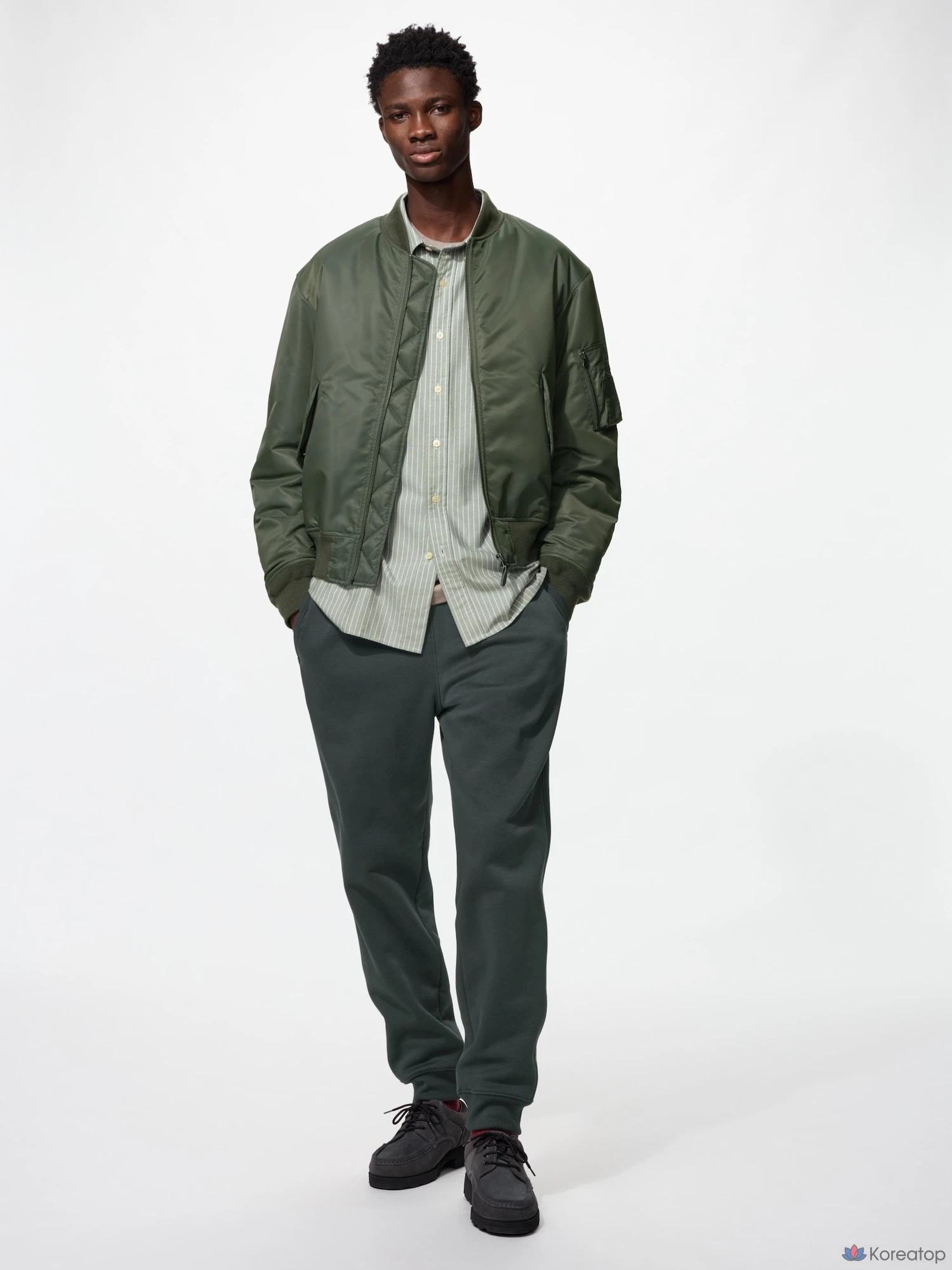 Спортивные брюки Uniqlo Warm Boa Sweatpants, длина штанины 70-76 см