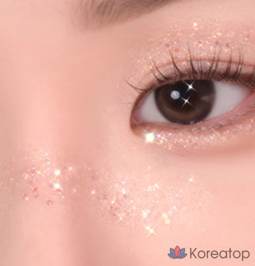 Тональные тени Luna Glitter Lighting Up Formula Pot Eyeshadow, № 5 GlimOn, 1 шт.