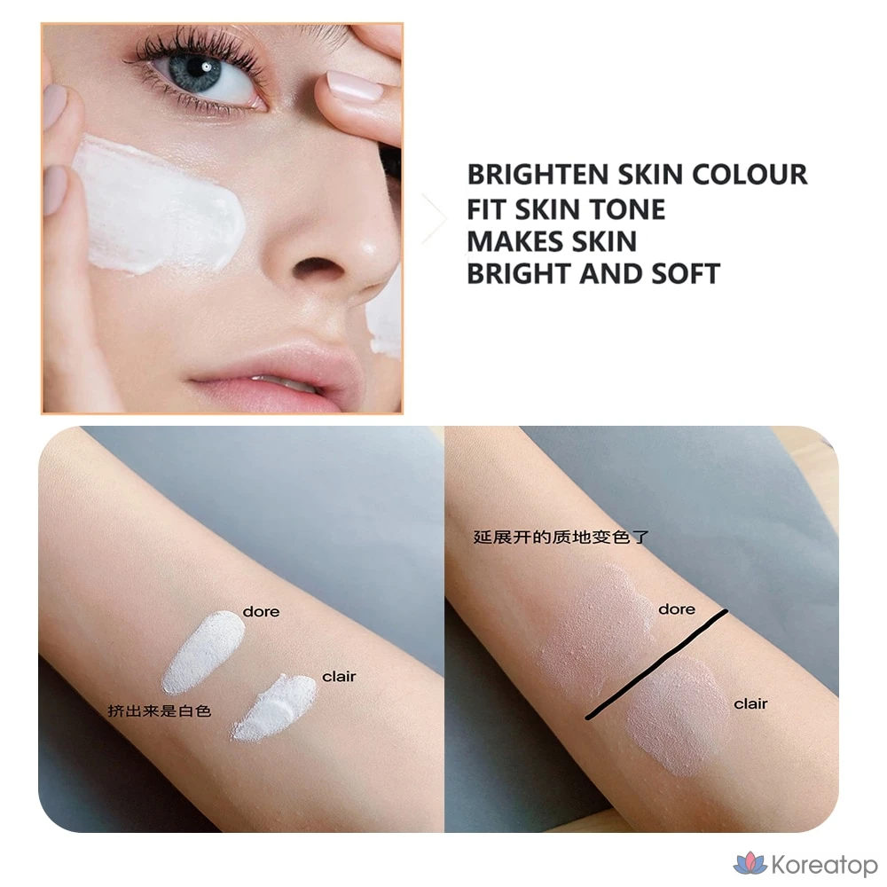 Французский CC-крем Erborian с защитой от УФ-излучения, увлажняющий консилер, натуральный макияж, осветление кожи, восстановление цвета лица, Claire, 15 мл, 1 шт., фото 4