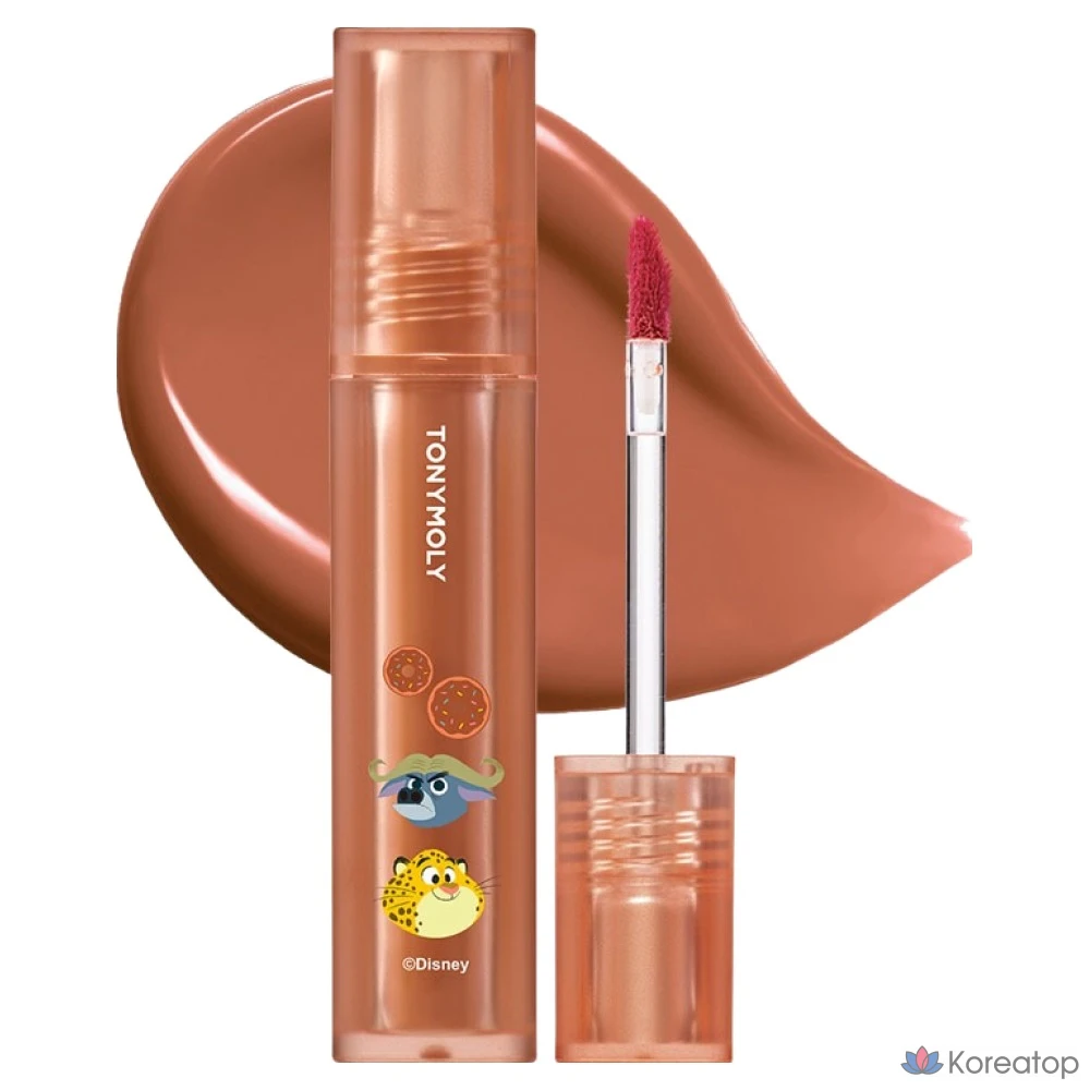 Tony Moly Zootopia Edition Perfect Lips Shocking Lip Tint, 1 шт., N17 Coco Balm Shocking