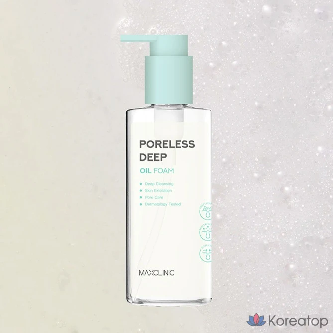 Пенка-масло для глубокого очищения кожи MAXCLINIC Poreless, 200 мл, 1 шт.