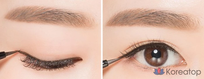 Подводка для глаз Missha Natural Fix Brush Pen, 0,6 г, коричневая, 1 шт.