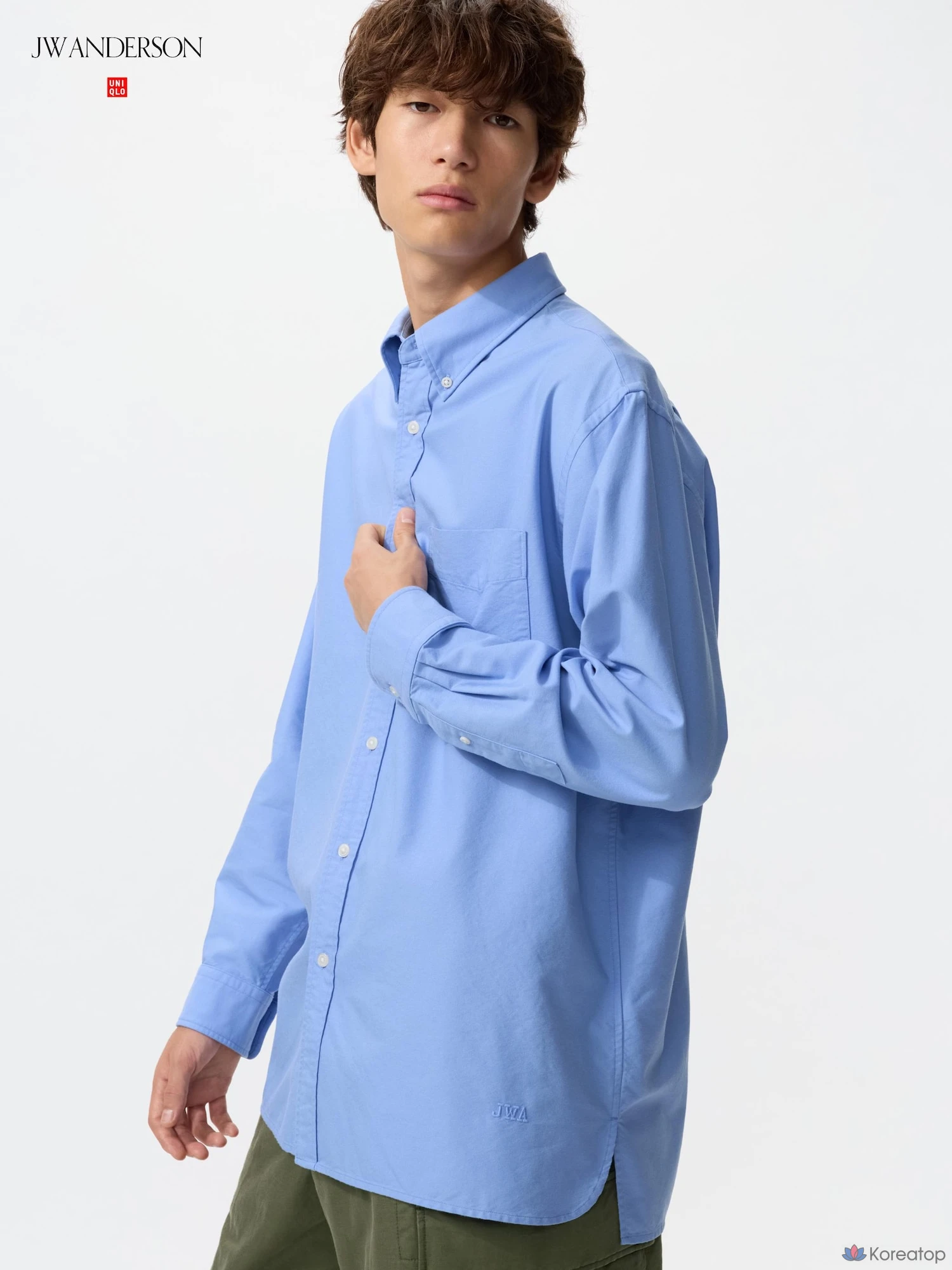 Рубашка Uniqlo Oxford Oversized Shirt