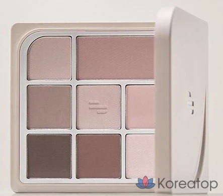 Палетка теней для век Heart Percent Dot On Mood Eye Palette, 08 Neutral Muse Facet, 1 шт.
