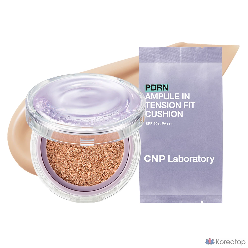 CNP Cha & Park PDRN Ампула Intension Fit Cushion 15 г + сменный блок 15 г, 1 шт., № 23, натуральный бежевый