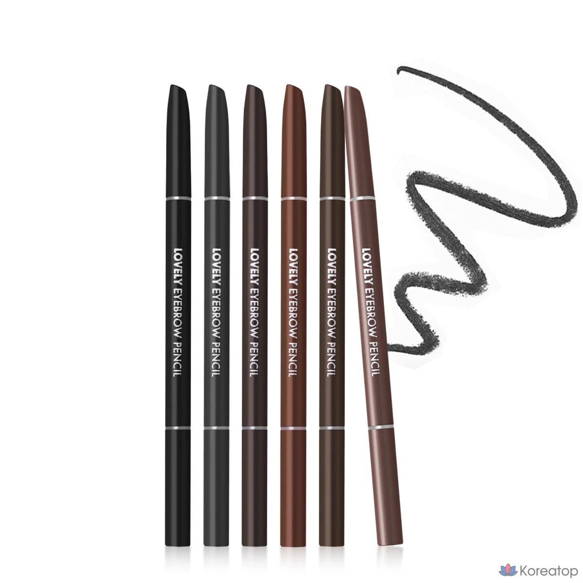 Карандаш для бровей Tony Moly Lovely, Lovely Eyebrow Pencil 04, коричневый, 1 шт.