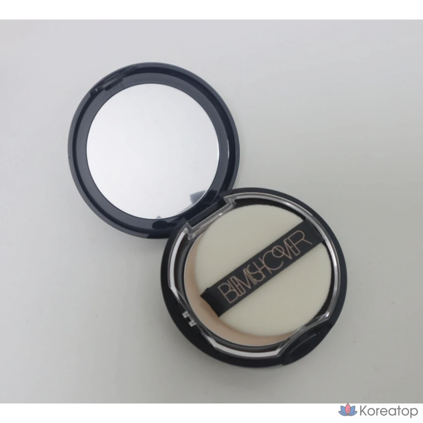 Hanskin Blemish Cover Blur Pore Cushion Pact тональный крем с матирующим эффектом, естественным осветляющим действием и стойким эффектом, 2 шт. Light Blur Pact, 1 шт., фото 2
