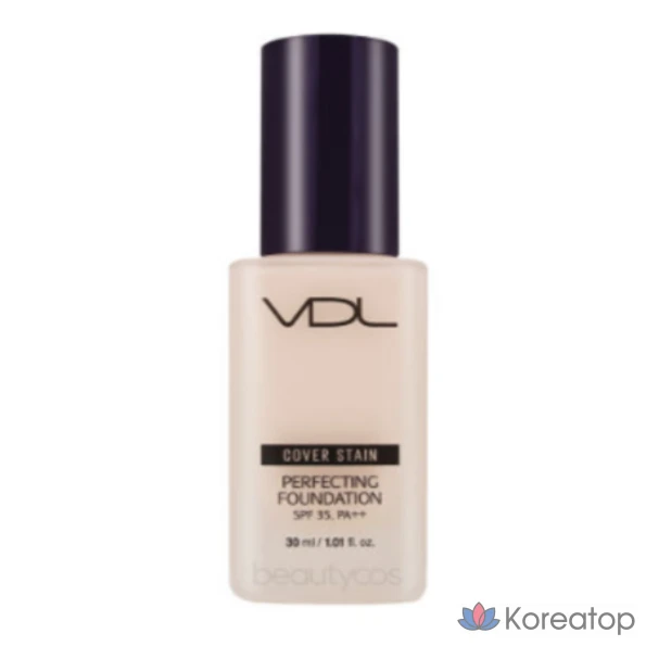 Тональный крем VDL Cover Stain Perfecting Foundation, 30 мл, 1 шт., 23 A03/Розовый, средний тон