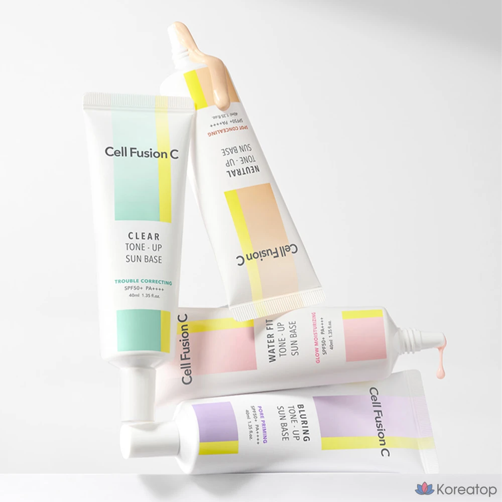 Солнцезащитная база Cellfusion C Blurring Tone-Up Sun Base SPF50+ PA++++, 40 мл, 1 шт.