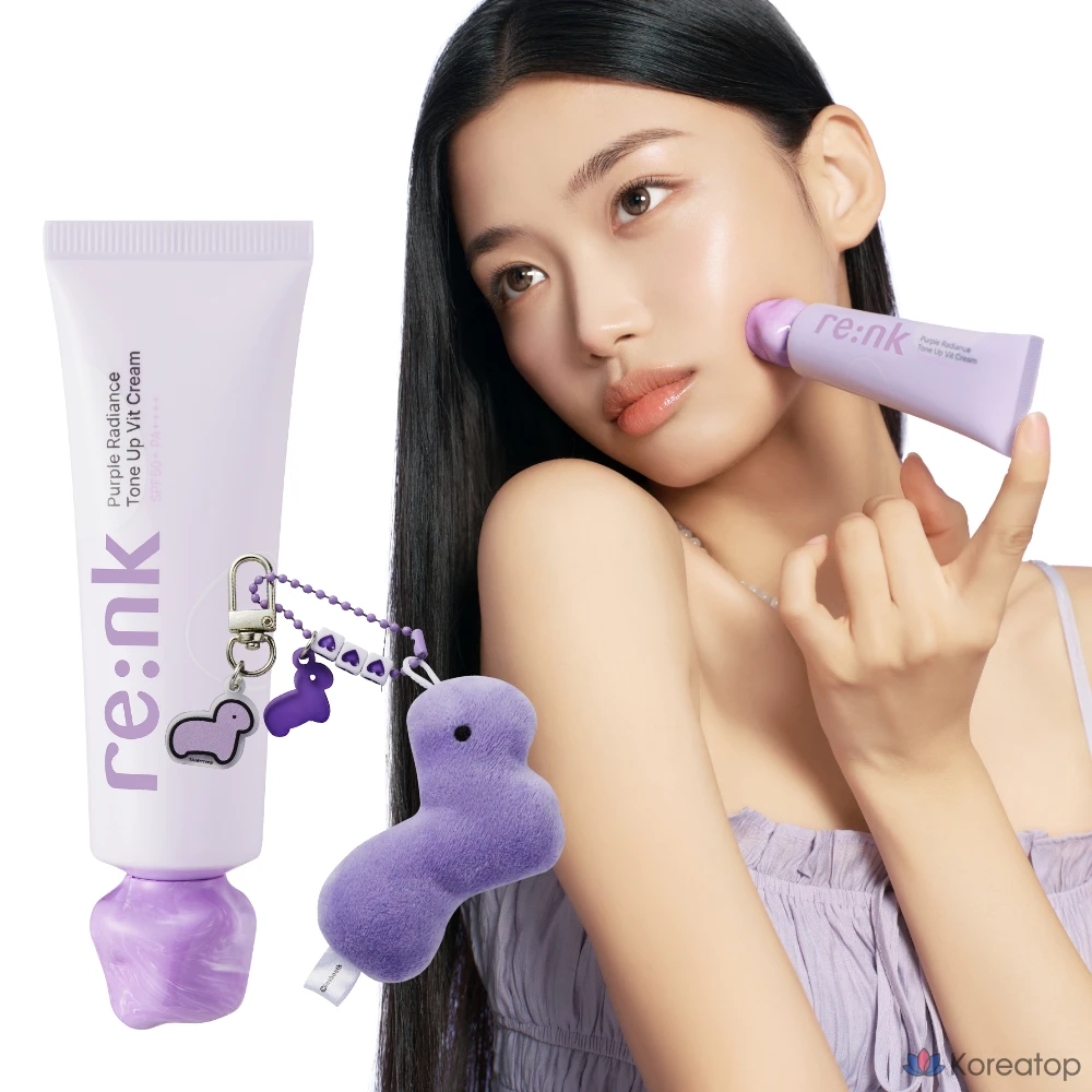 Lienka Radiance Tone Up Light Cream SPF50+ PA++++, фиолетовый, 50 мл, 1 шт., фото 4