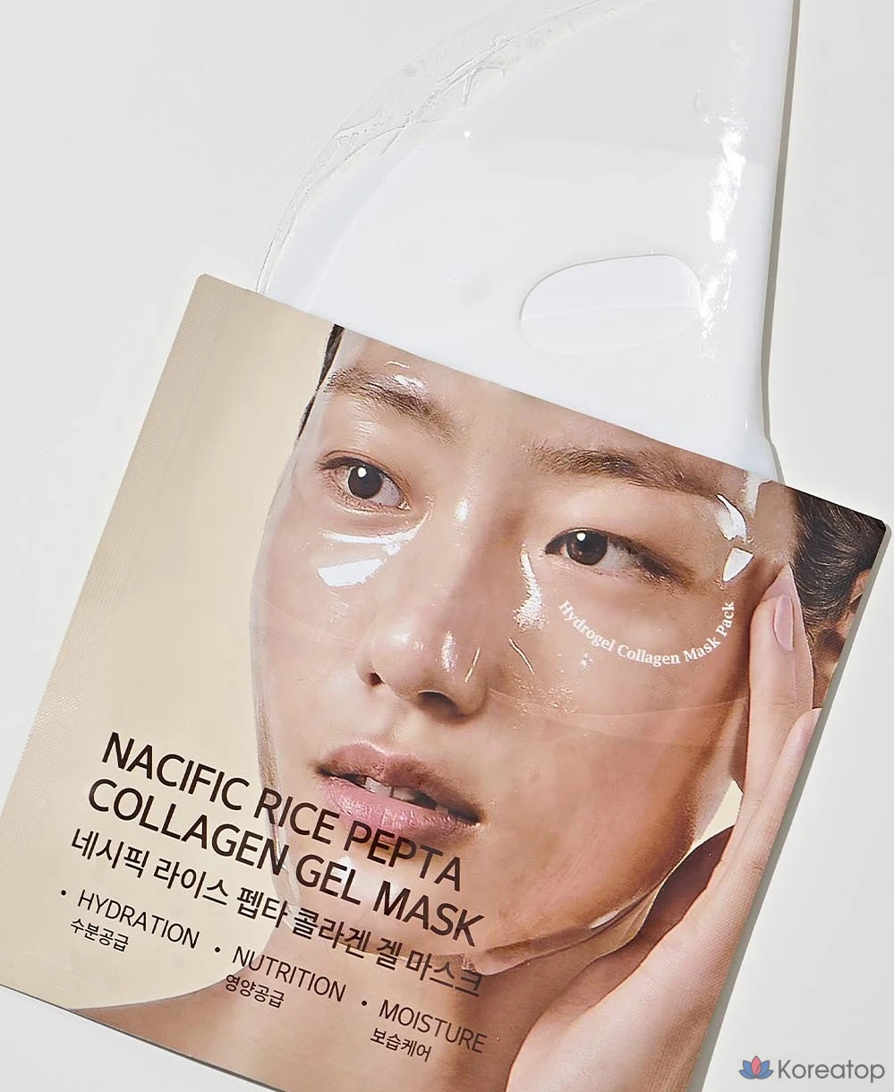 Гель-маска NACIFIC Rice Pepta Collagen, 1 упаковка, 2 упаковки, фото 4