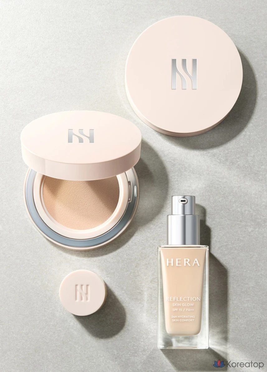 Тональный крем Hera Reflection Skin Glow Foundation, оттенок 13N1, 30 г, 1 шт., фото 4