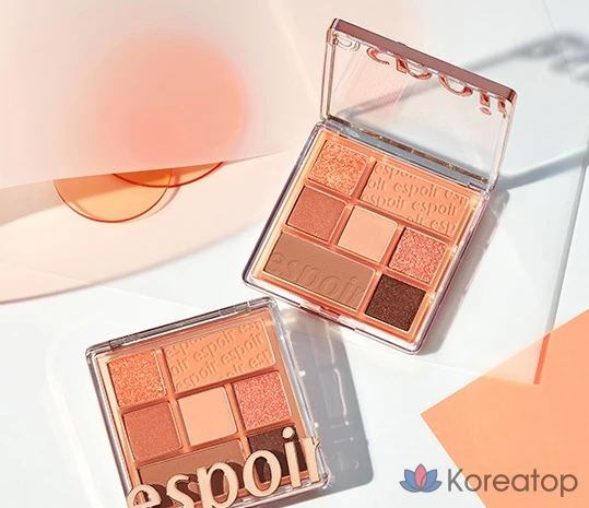 Палетка теней для век Espoir Real Eye Palette, № 1, персиковый оттенок, 1 шт.