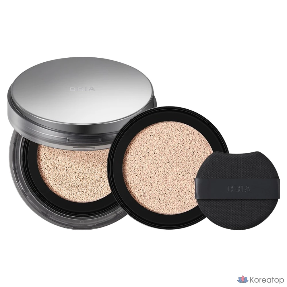 BBIA O Matte Cushion Foundation 15 г, набор сменных блоков 15 г, 17 пар, 1 шт.