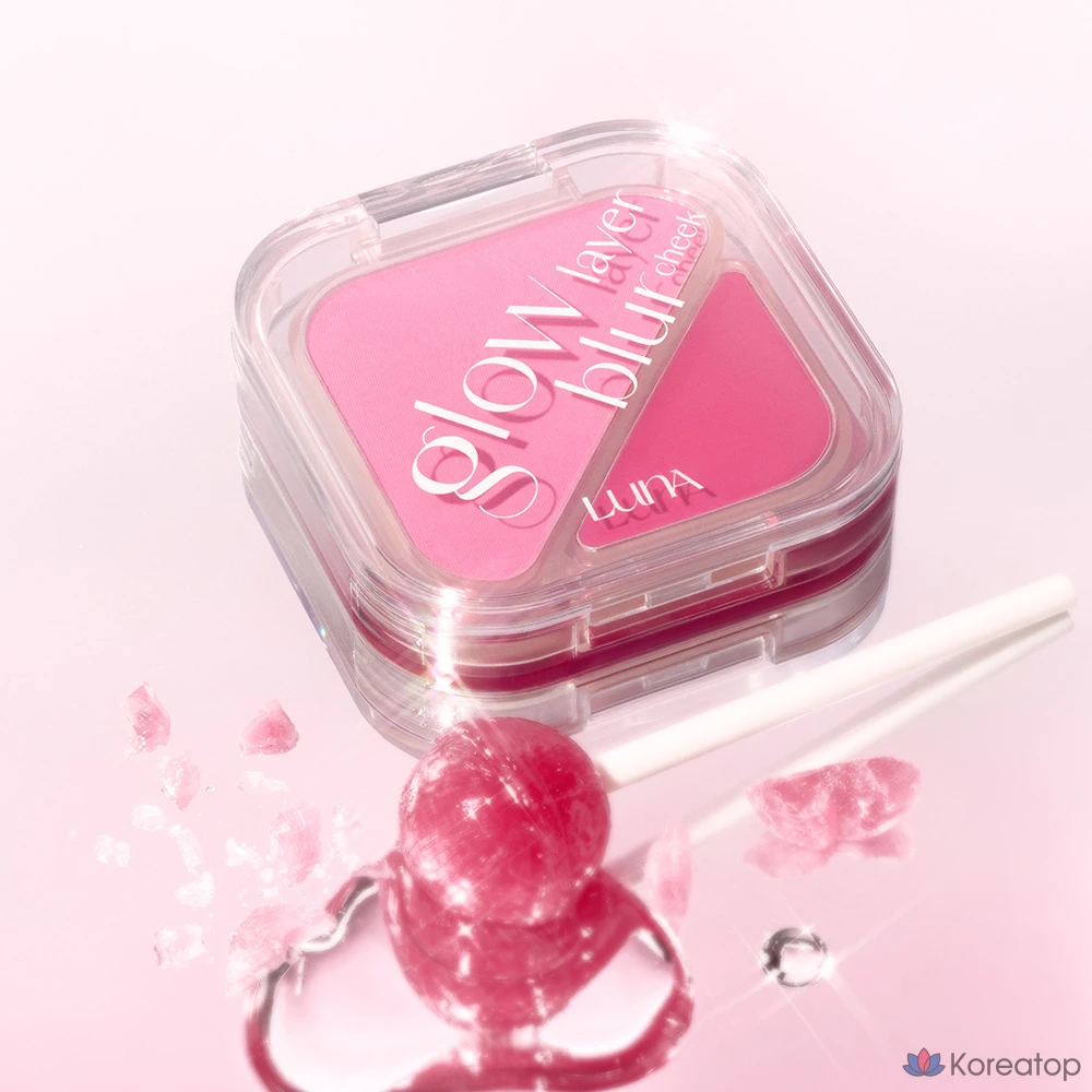 Румяна Luna Glow Layer Blur Cheek, 8.5g, цвет «Розовый леденец», 1 шт., фото 3