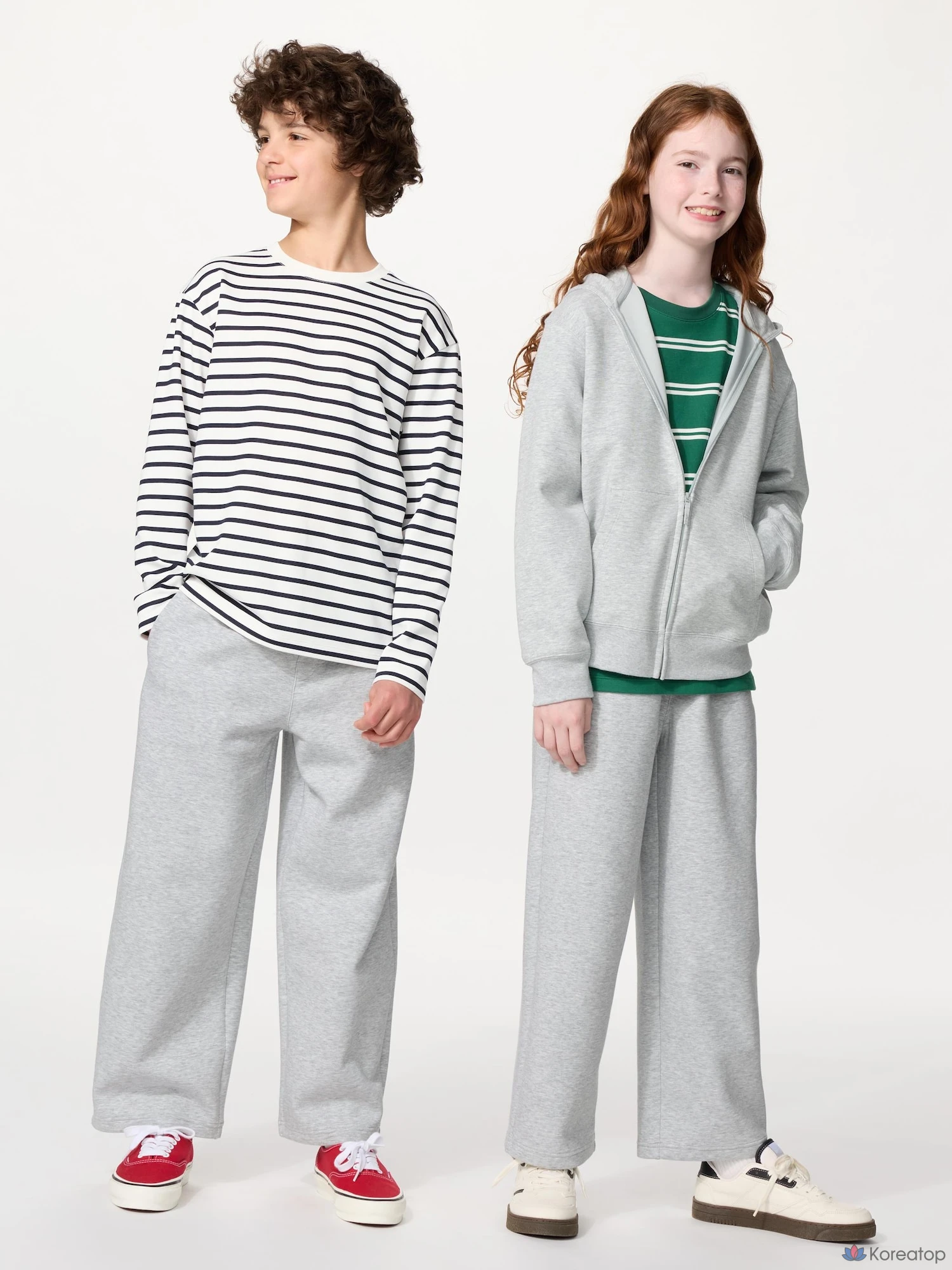 Брюки детские Uniqlo Dry Sweat Wide Pants