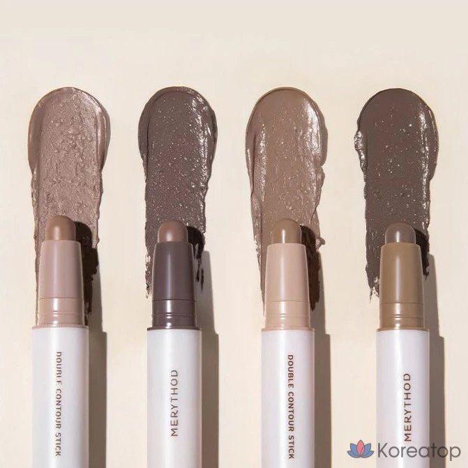 Стик для контурирования Merythod Double Contour Stick 3,3 г, пепельно-серый, 1 шт., фото 5