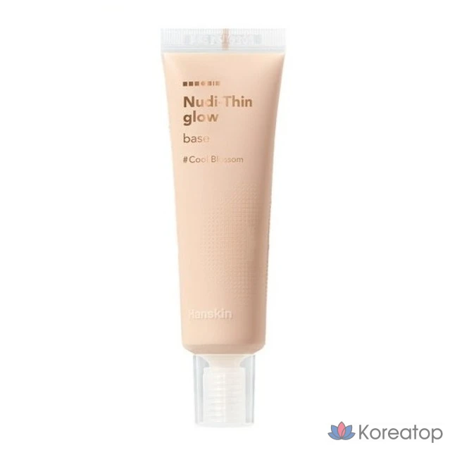 База под макияж HANSKIN Nude Scene Glow Base, 30 мл, 1 шт., оттенок 17-21 COOL BLOSSOM