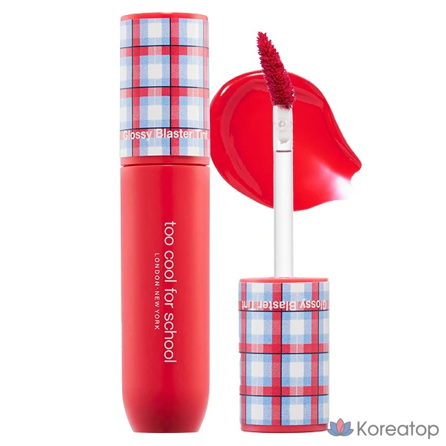 Блеск для губ Too cool for school Glossy Blaster Tint, № 9, аромат «Яблочная шипучесть», 3,4 г, 1 шт.