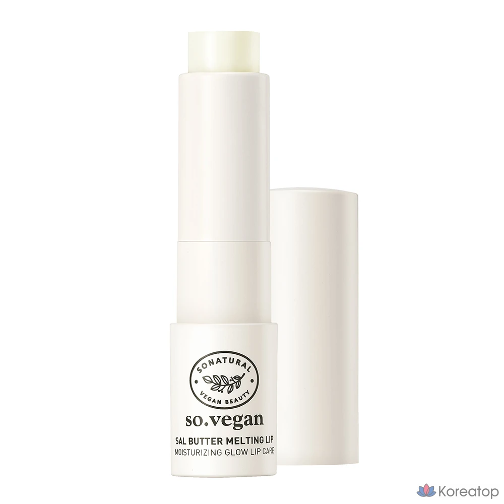 Бальзам для губ So Natural Sal Butter Melting Lip Balm, 01 прозрачный, 3,8 г, 1 шт.