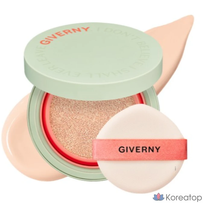 Тональный крем-кушон Giverny Close Cover 12 г, светло-бежевый, 1 шт.