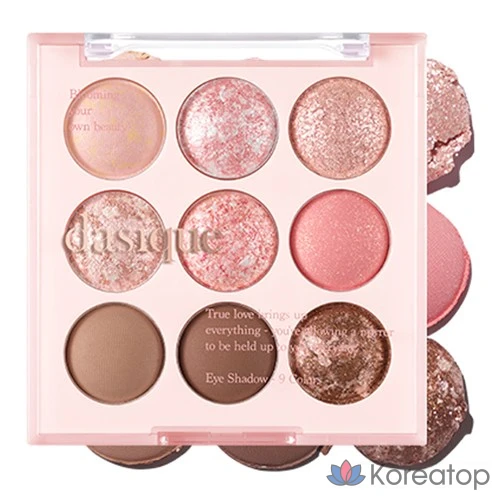 Палетка теней для век Dasique, оттенок 19 Candy Berry, 1 шт.