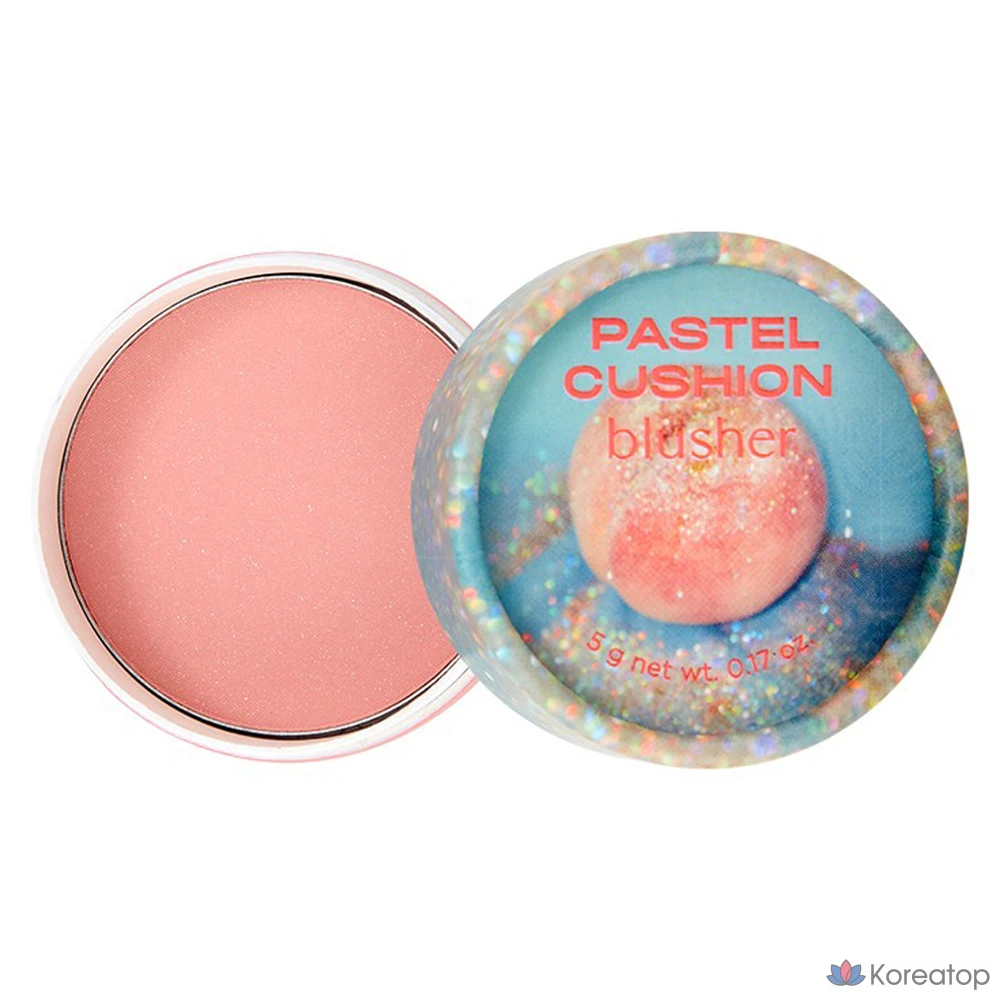 Румяна-кушон The Face Shop ACID Pastel, 5 г, оттенок Glittery Peach, 1 шт.