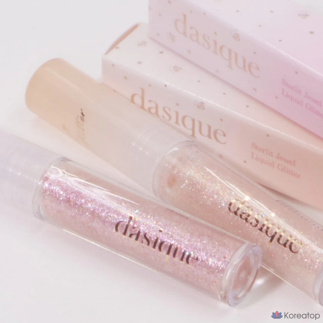 Жидкие блестки Dasique Starlit Jewel, Daisy Glitter, Jewel Glitter, 06. Розовый кристалл, 1 шт.
