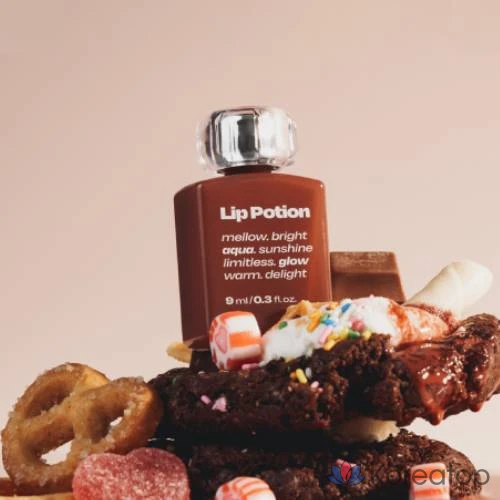 Помада ALTERNATIVE STEREO Lip Potion Aqua Glow Candilicious Lip Tint, оттенок 09 Coco Milk, 1 шт., фото 2