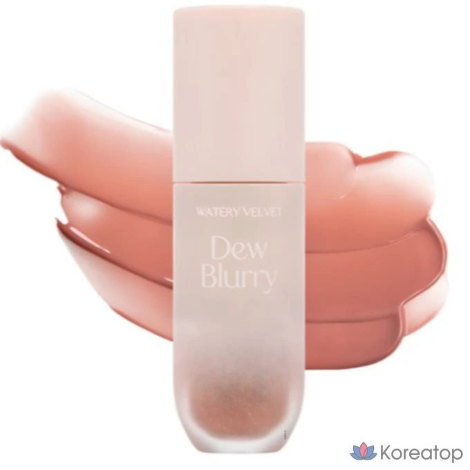 Помада Too Cool For School Dew Blurry Lip Tint, оттенок Hug Peach (светло-розовый), 1 шт.