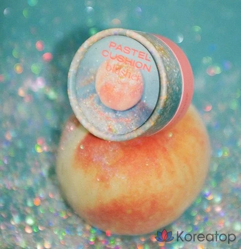 Румяна-кушон The Face Shop ACID Pastel, 5 г, оттенок Glittery Peach, 1 шт., фото 3