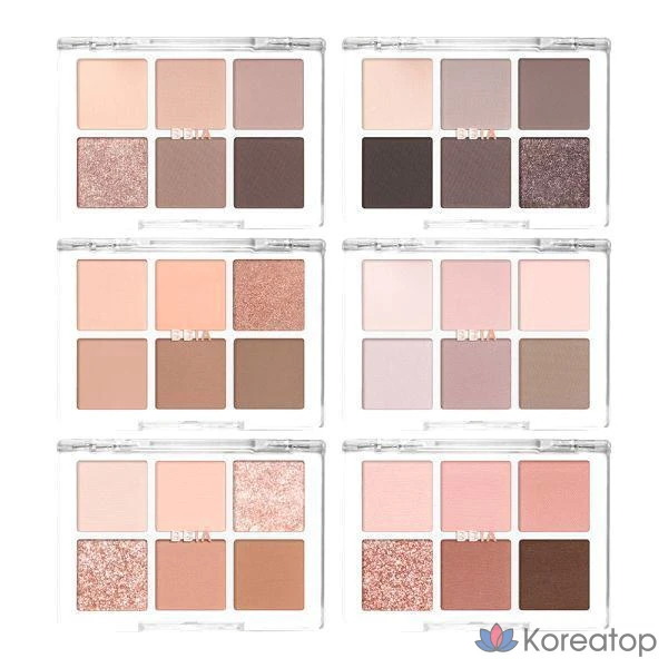 Палетка теней BBIA Ready-to-Wear Eye Palette 146399, румяна телесного цвета, 1 шт.