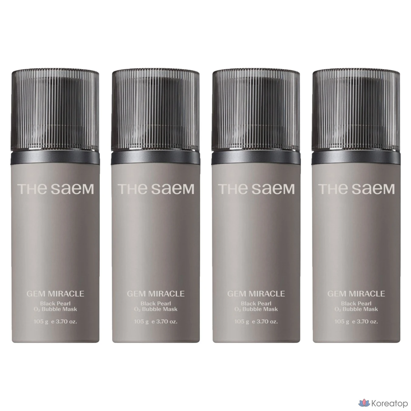 Пузырьковая маска для лица The Saem Gem Miracle Black Pearl O2, 1 упаковка, 4 упаковки