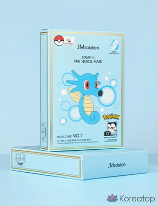 Маска для лица JM Solution Pokémon Stamp с пантенолом, 30 мл, 10 штук, 4 упаковки., фото 5