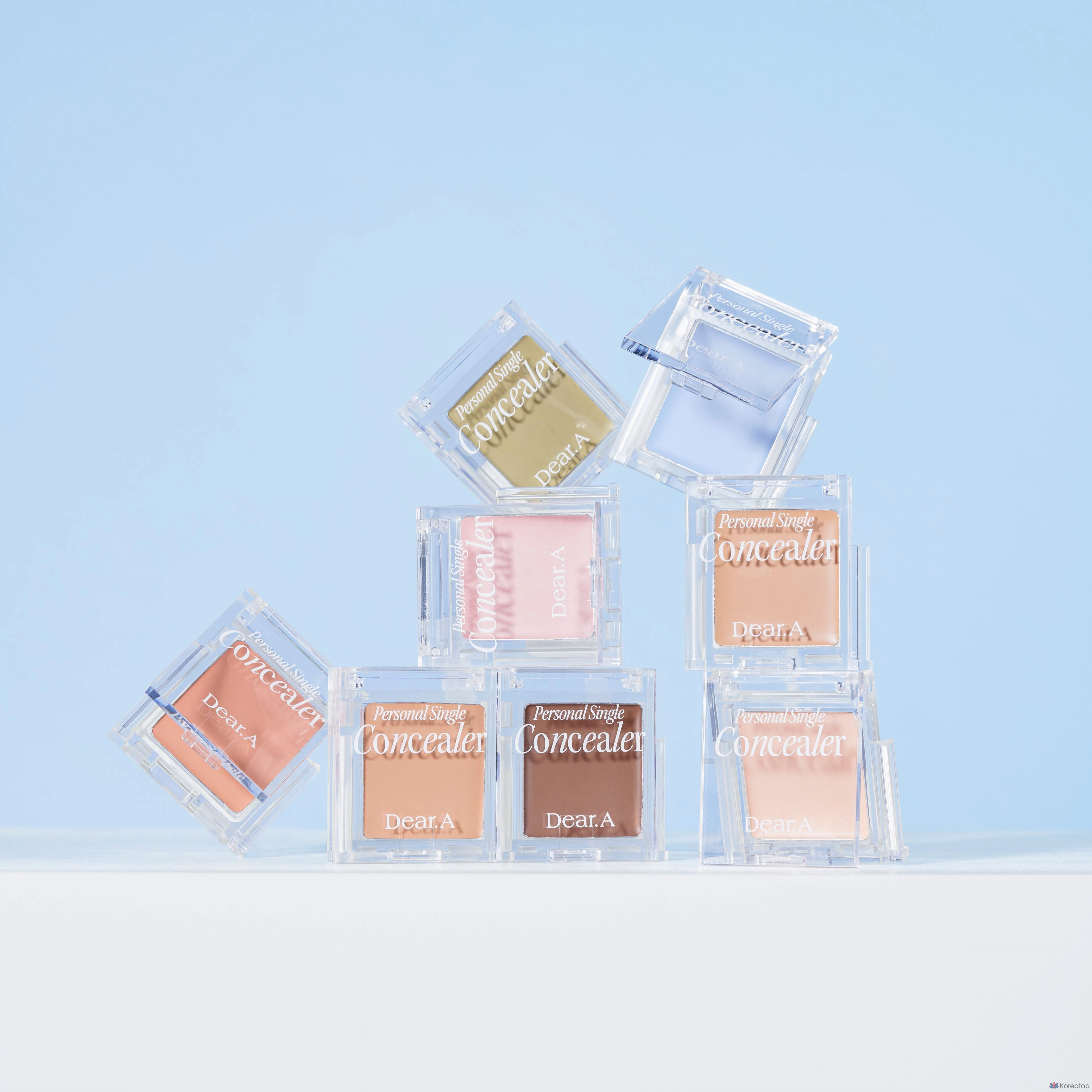 Dear.A Personal Single Concealer (Duo Set) Dear.A Concealer Concealer Palette Skin Tone Coverage Adhesion, 1 ea, No. 10 Creamy Yellow, фото 2