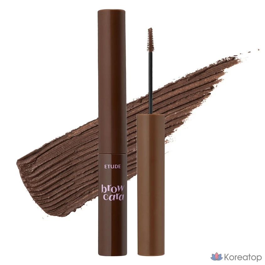 Тушь для бровей Etude House Drawing Eyes Coloring Browcara, оттенок 02 Dark Brown, 5 г, 1 шт.
