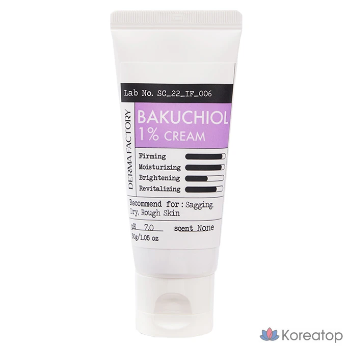Крем Derma Factory Bakuchiol 1%, 30 г, 1 шт.