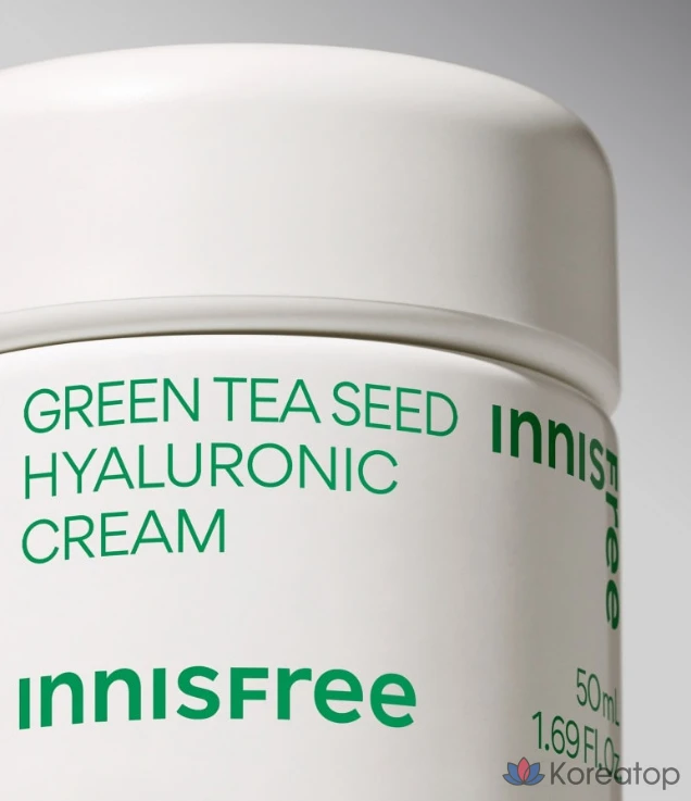 Увлажняющий крем Innisfree с экстрактом зеленого чая и гиалуроновой кислотой, 50 мл, 1 шт.