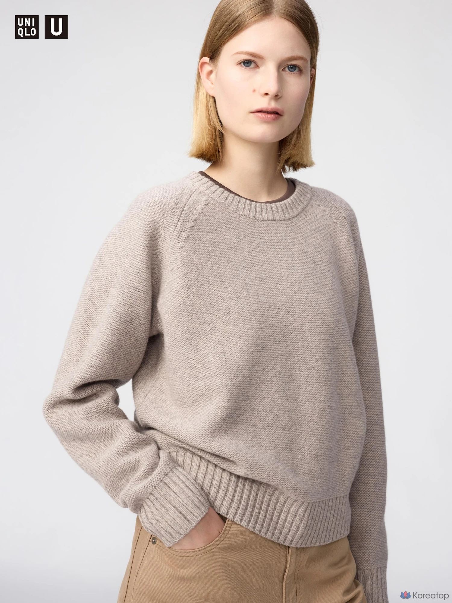 Свитер Uniqlo Lambswool Crew Neck Sweater