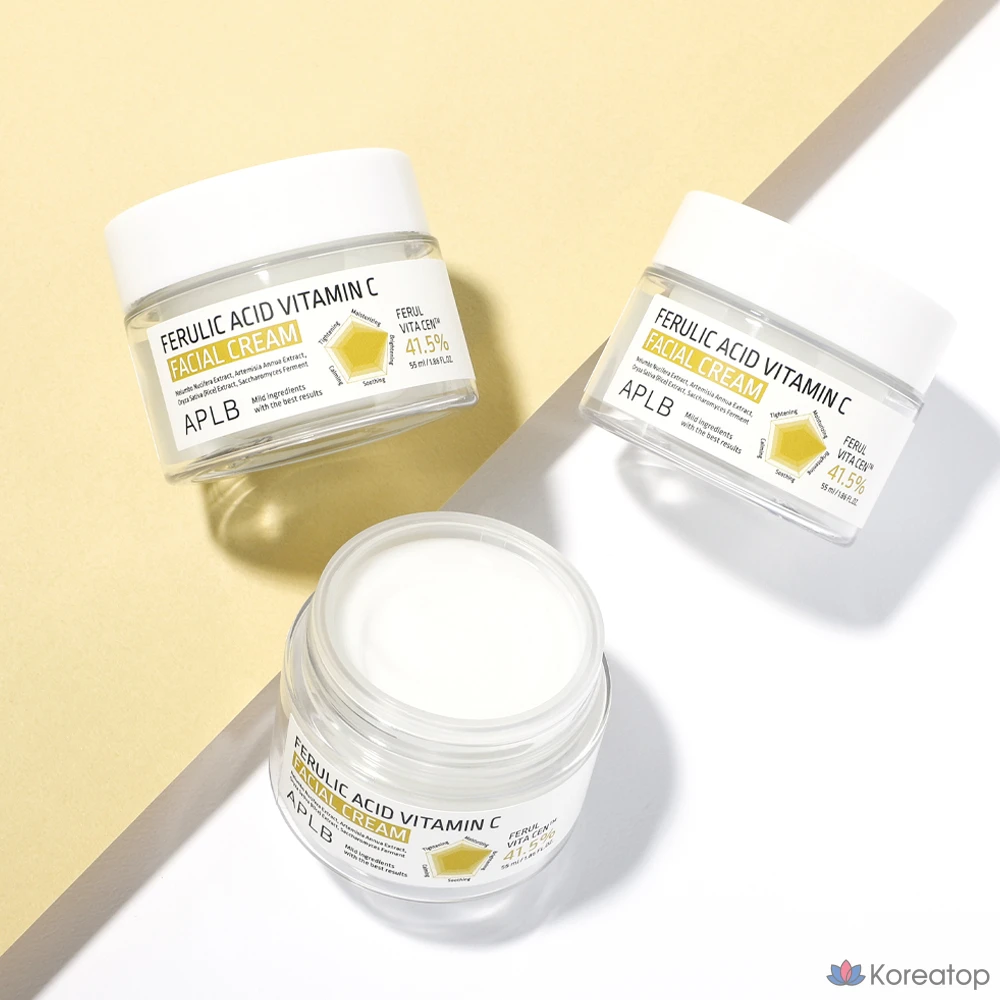 Крем для лица APLB с ферульной кислотой и витамином С, 55 мл, 1 шт.