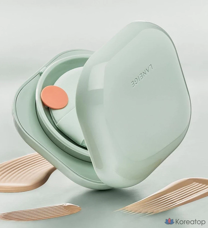 Набор Laneige Neo Cushion Matte Foundation 15 г + сменный блок 15 г, 17C1 Cool Vanilla, 1 шт., фото 5