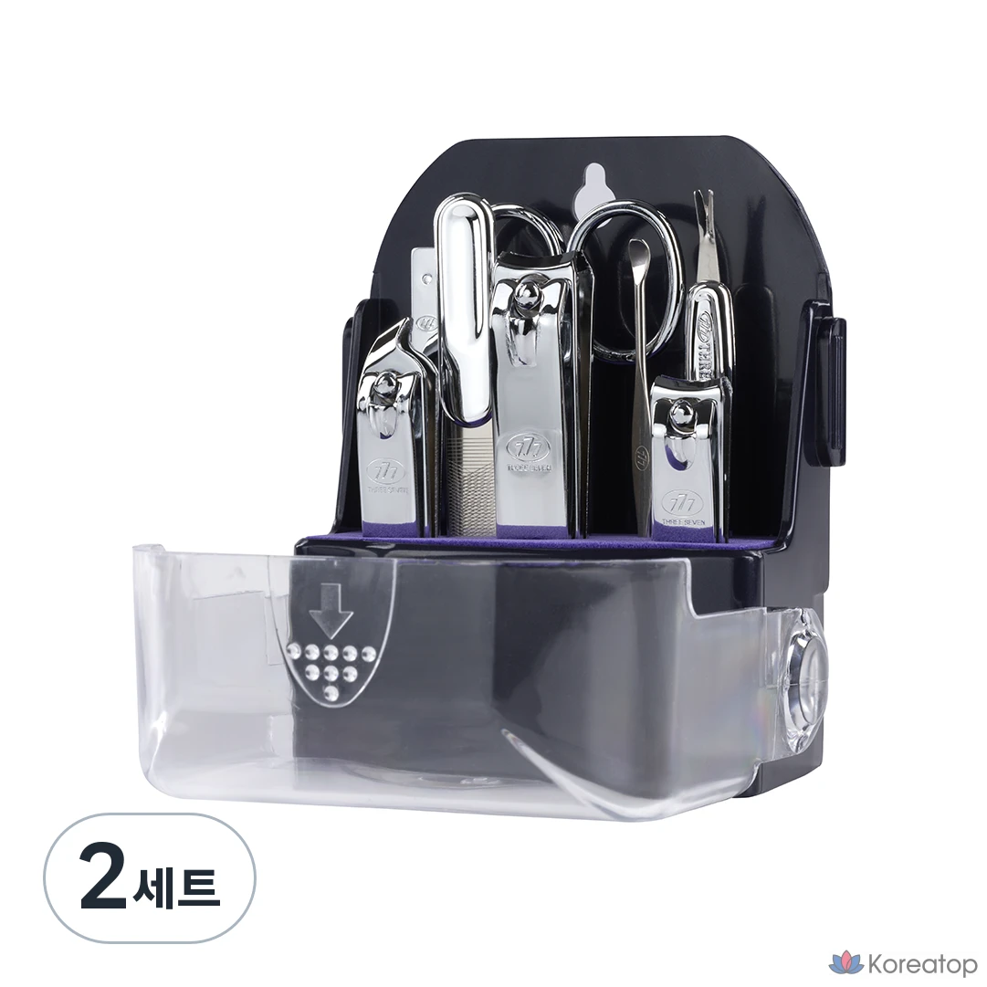 Набор для ухода Three Seven Nail Clipper Set TS-090C Luna, 2 шт.