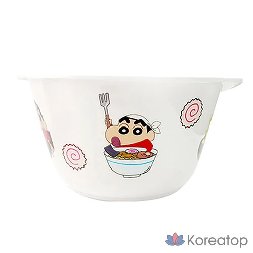 Меламиновая миска для лапши удон с изображением персонажа Шин-чана из мультфильма «Карандаш», 1 шт.